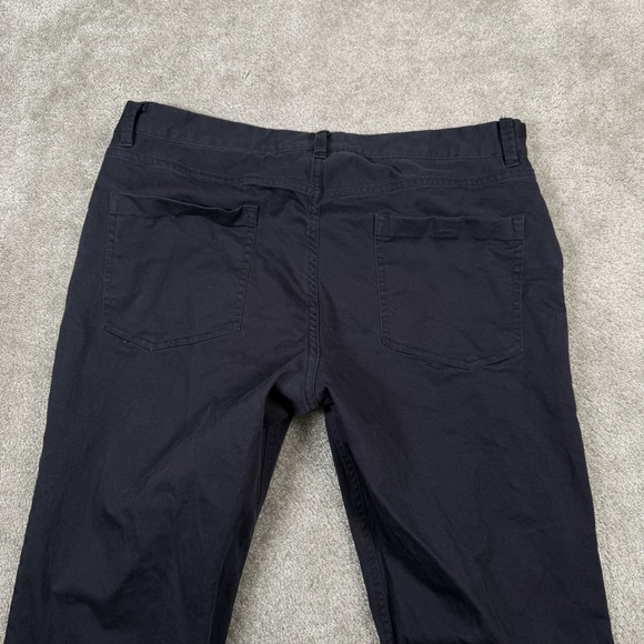 Theory Pants Mens 33x31 Blue Hayden Writer Straight Button Fly 5 Pocket Chino - Picture 10 of 13